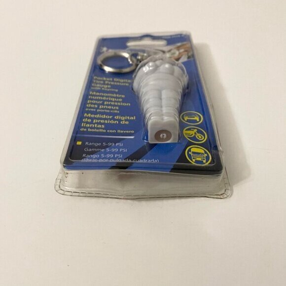 Michelin Pocket Keyring Digital Tire Pressure Gauge 3 Inch Tall - Picture 4 of 15